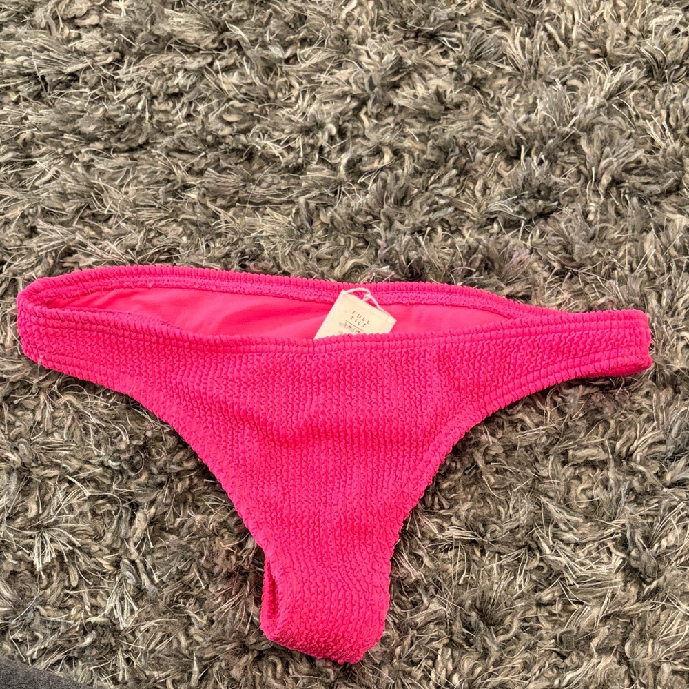 Pink Textured Bikini Bottom from Tilly’s